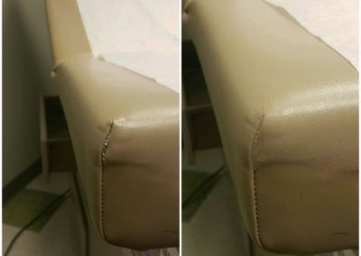 On the left, there's a chair with loose stitches. On the right, there's a table with tight stitches.