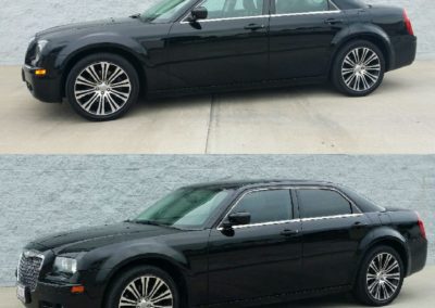 On the top, there's yet another car without a tint. On the bottom, there's the same car with a tint.