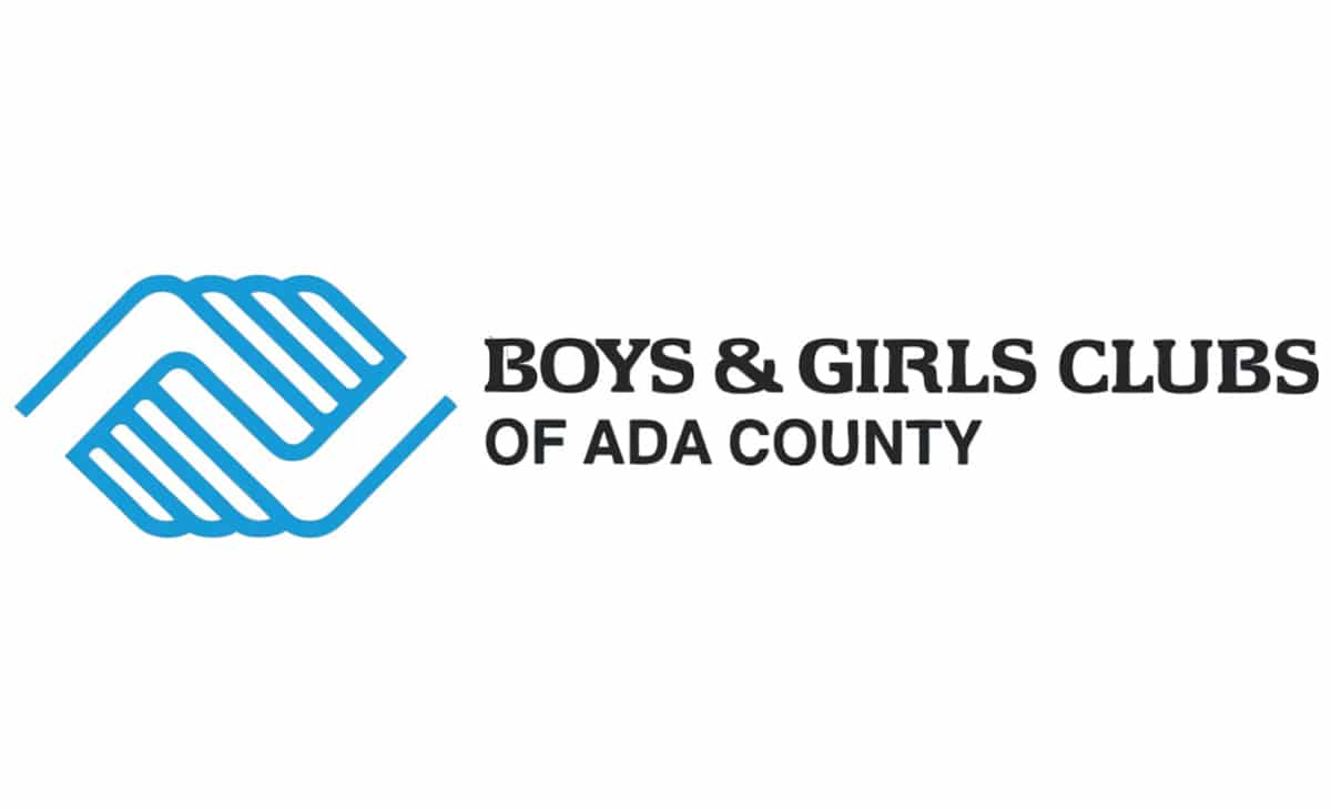 A logo of 2 hands holding each other. The text says Boys & Girls Clubs of ADA County.