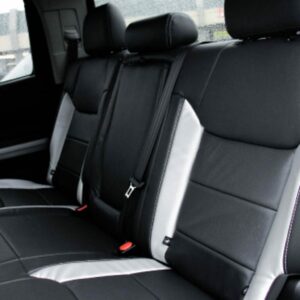 back seat of truck
